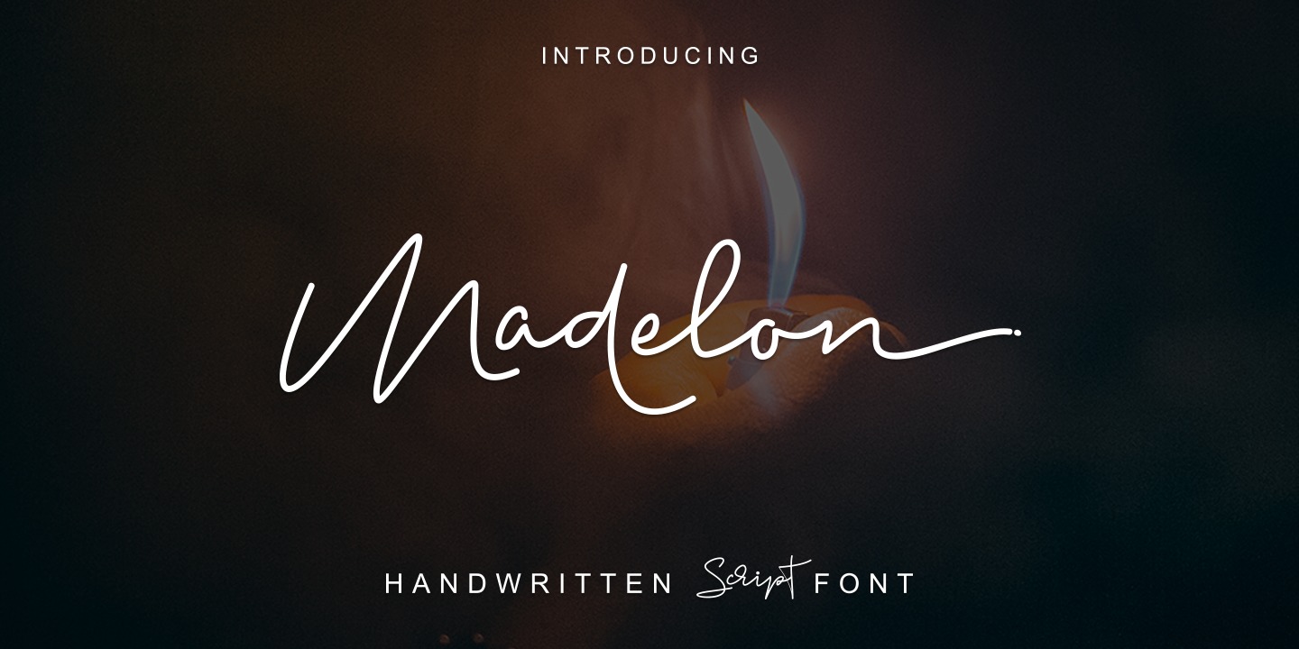 Madelon Script Font preview