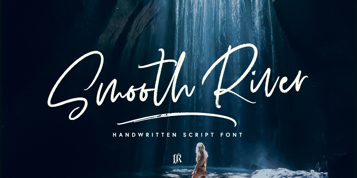 Smooth River Font preview