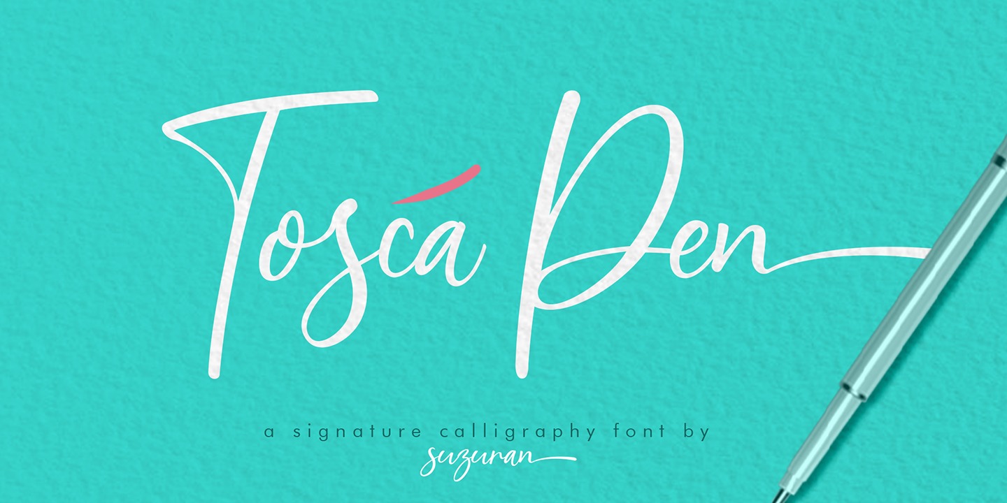 Tosca Pen Font preview