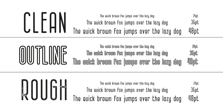 Bernound Clean Font preview