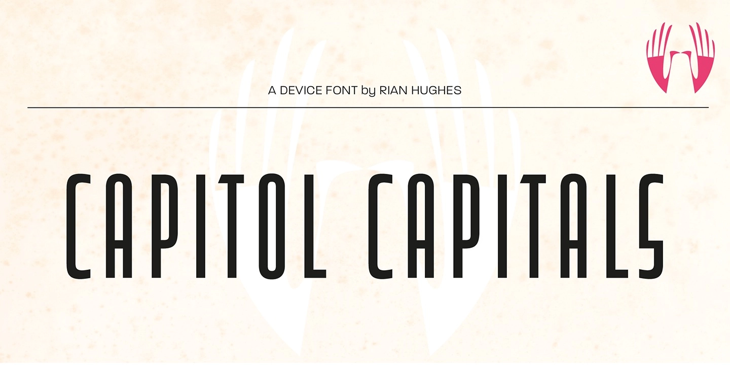 Capitol Medium Font preview