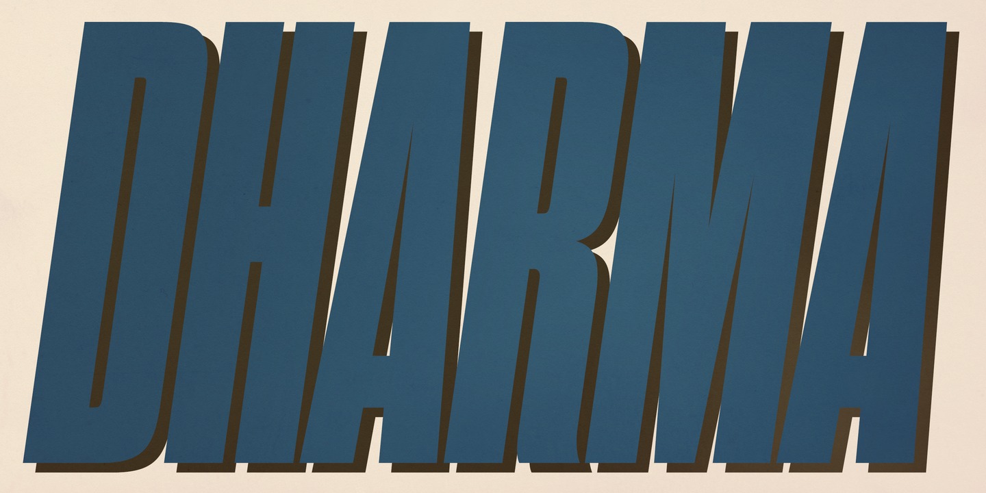 Dharma Gothic Font preview