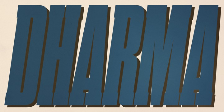 Dharma Slab Font preview