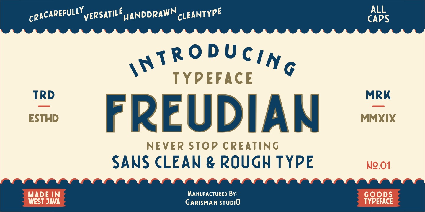 Freudian Font preview