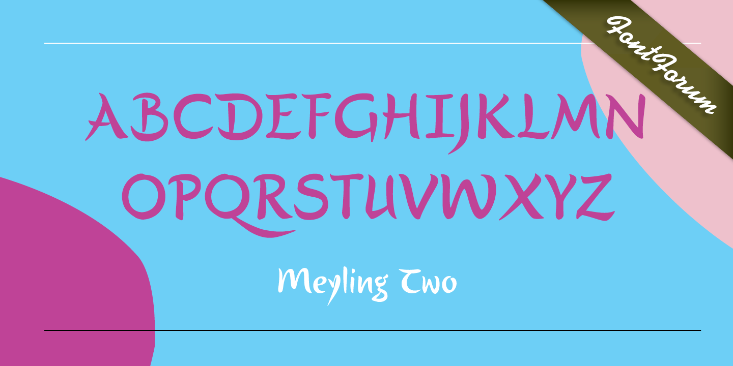 Meyling Two Font preview