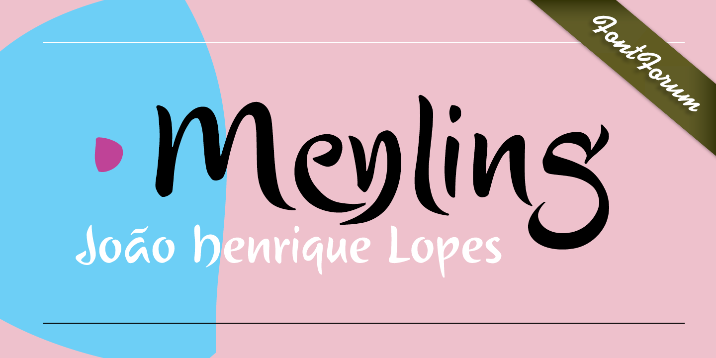Meyling Font preview