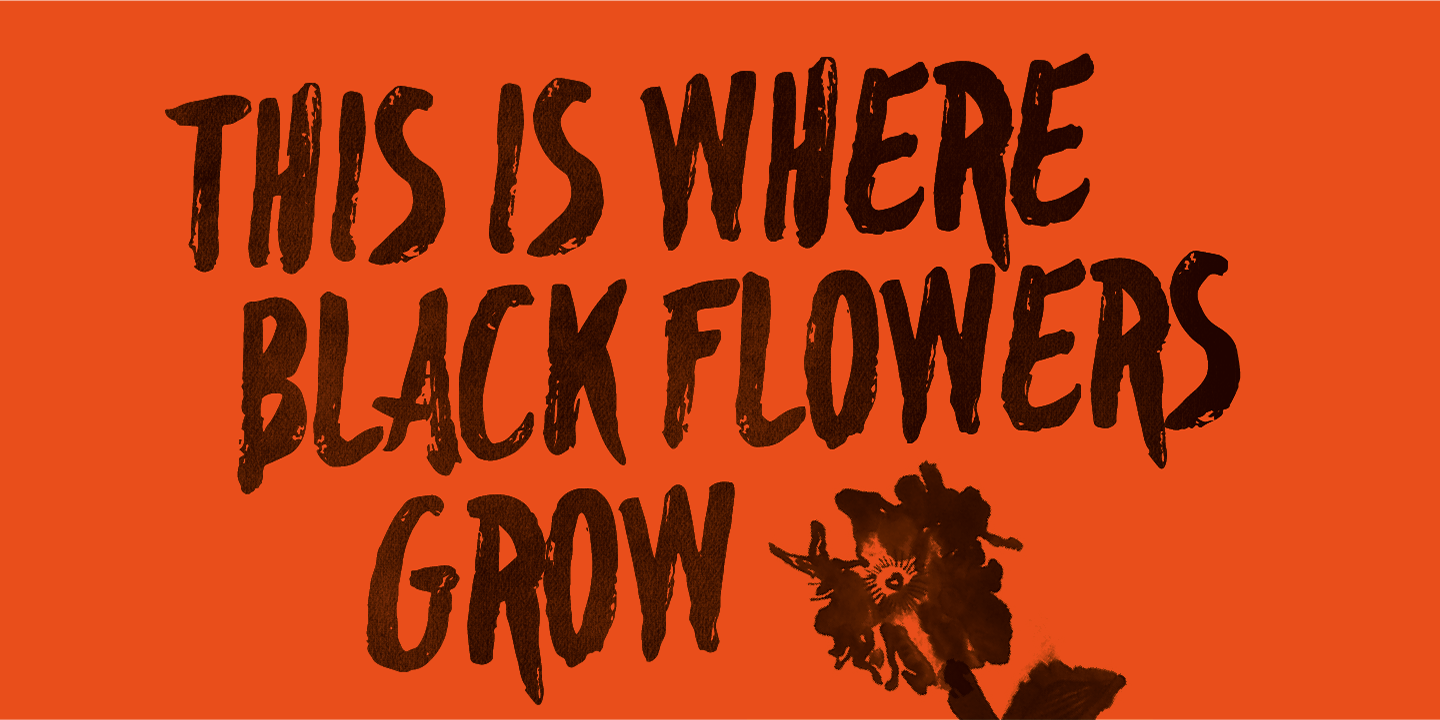 Blackflower Regular Font preview