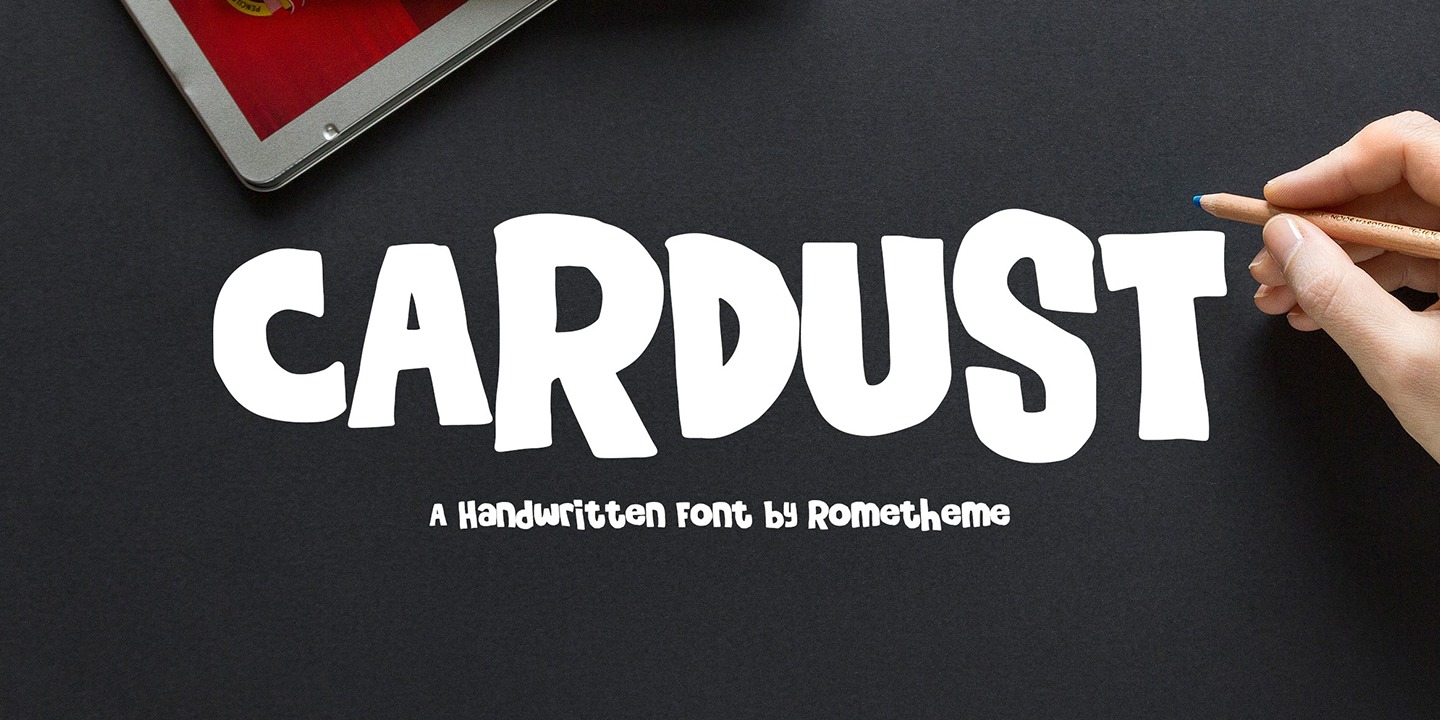 Cardust Regular Font preview