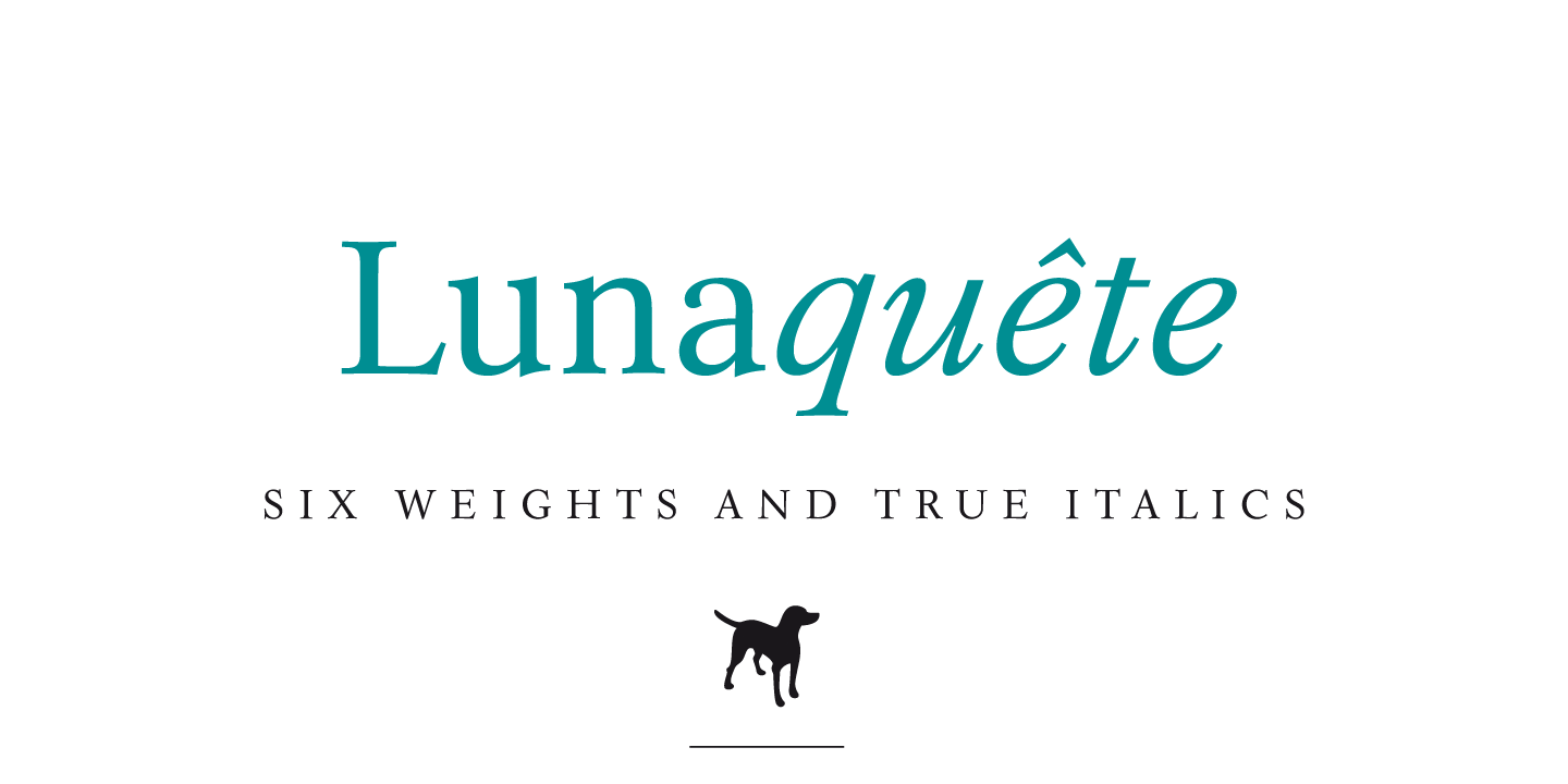 Lunaquete Font preview