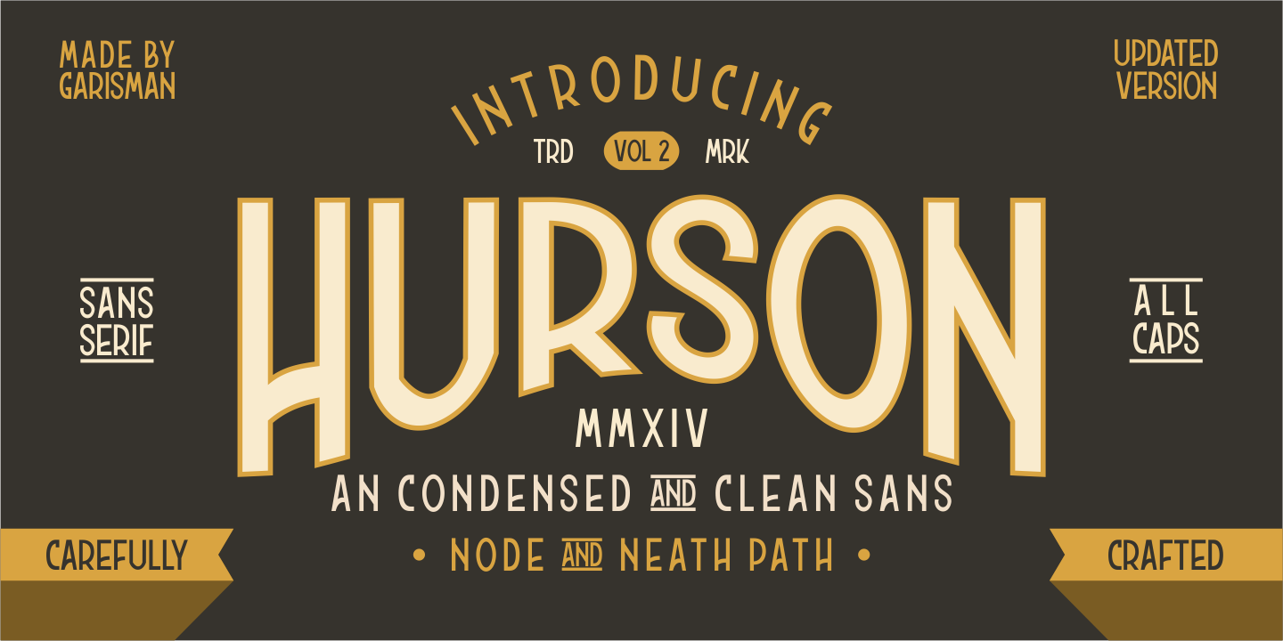 Hurson Clean Font preview