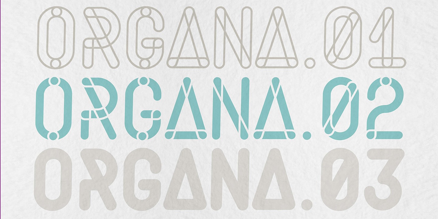 Organa Bold Font preview