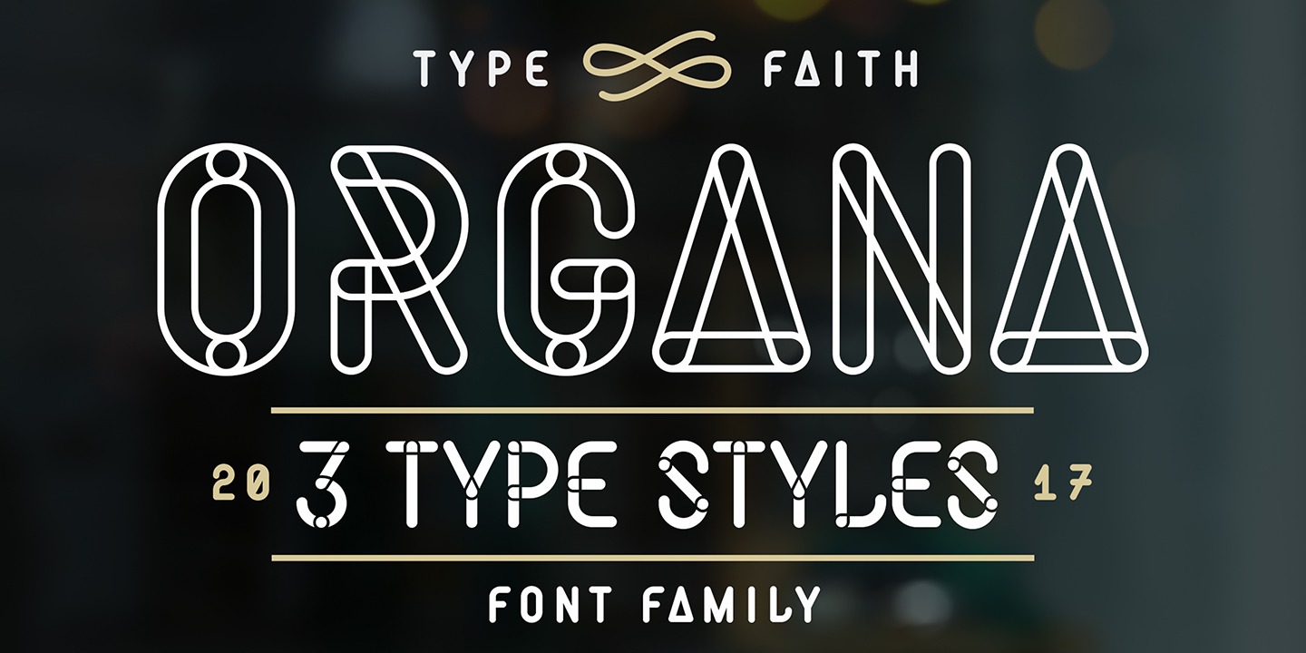 Organa Font preview