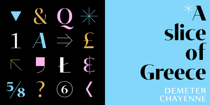 Tabac Glam G3 SemiBold Font preview