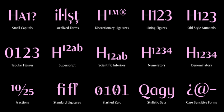 Tabac Glam G2 SemiBold Font preview