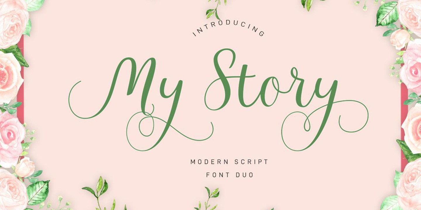 My Story Font preview