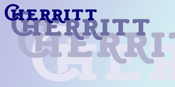 Cherritt Light  Small Capitals Font preview