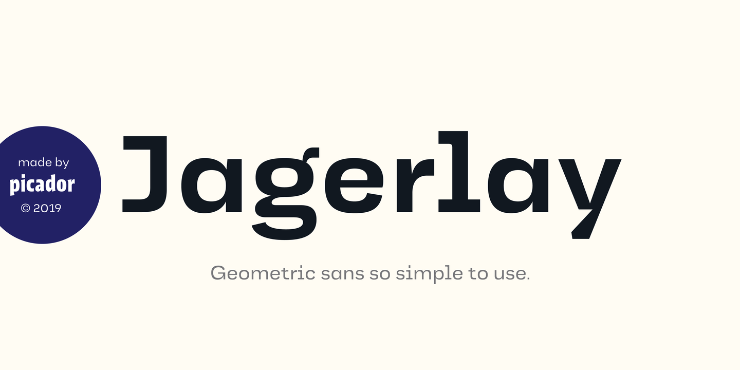 Jagerlay Medium Font preview