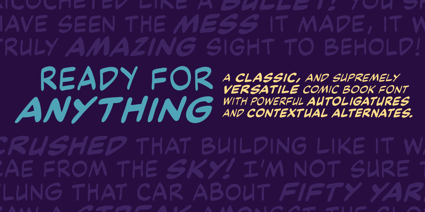 Ready for Anything BB Font preview