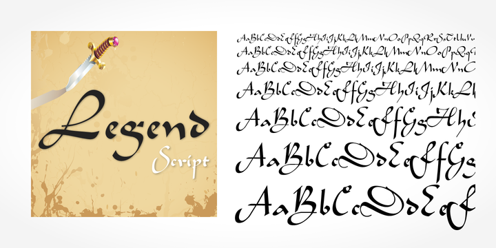 Legend Script Regular Font preview