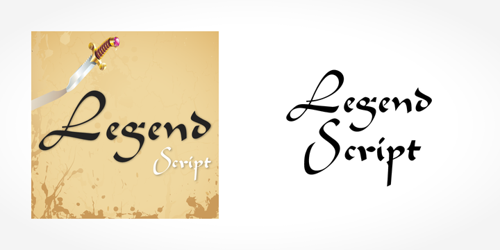Legend Script Font preview