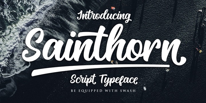 Sainthorn Font preview