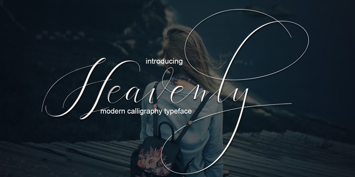Heavenly Font preview