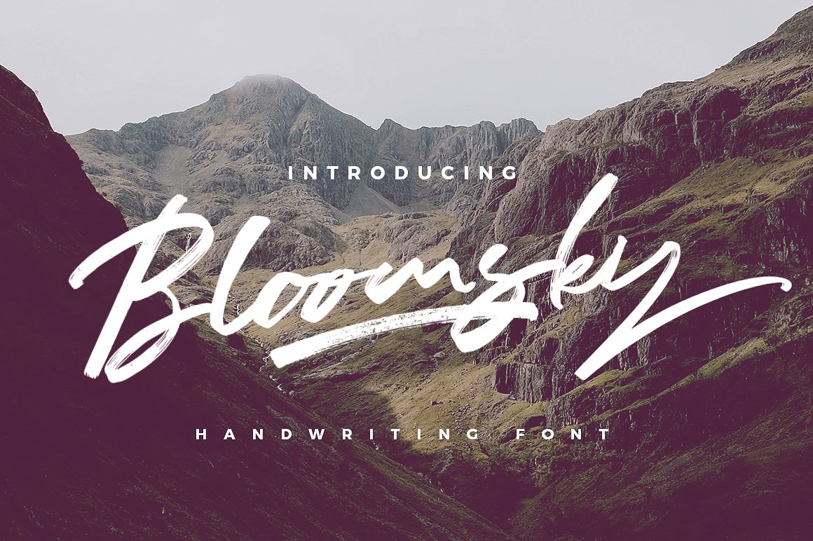 Bloomsky Font preview