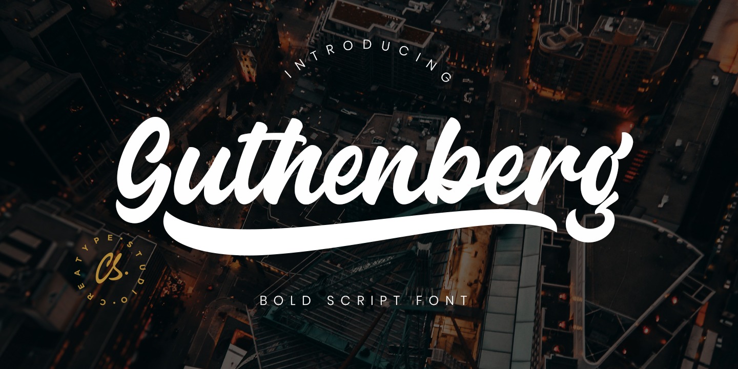 Guthenberg Font preview
