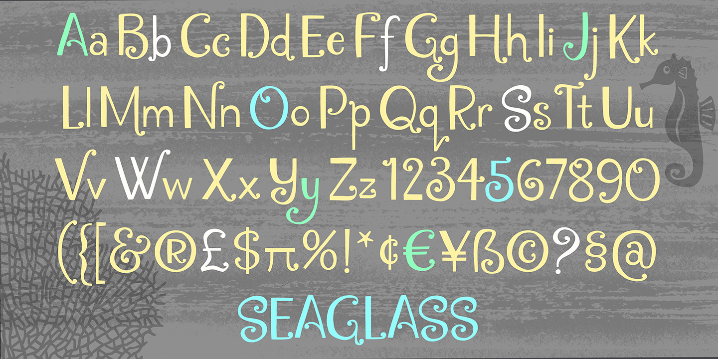 Seaglass Regular Font preview