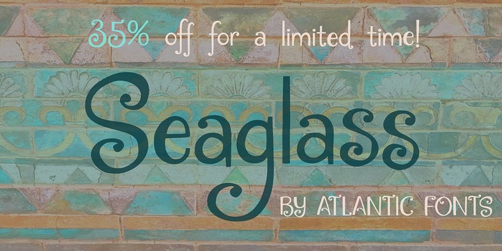 Seaglass Font preview