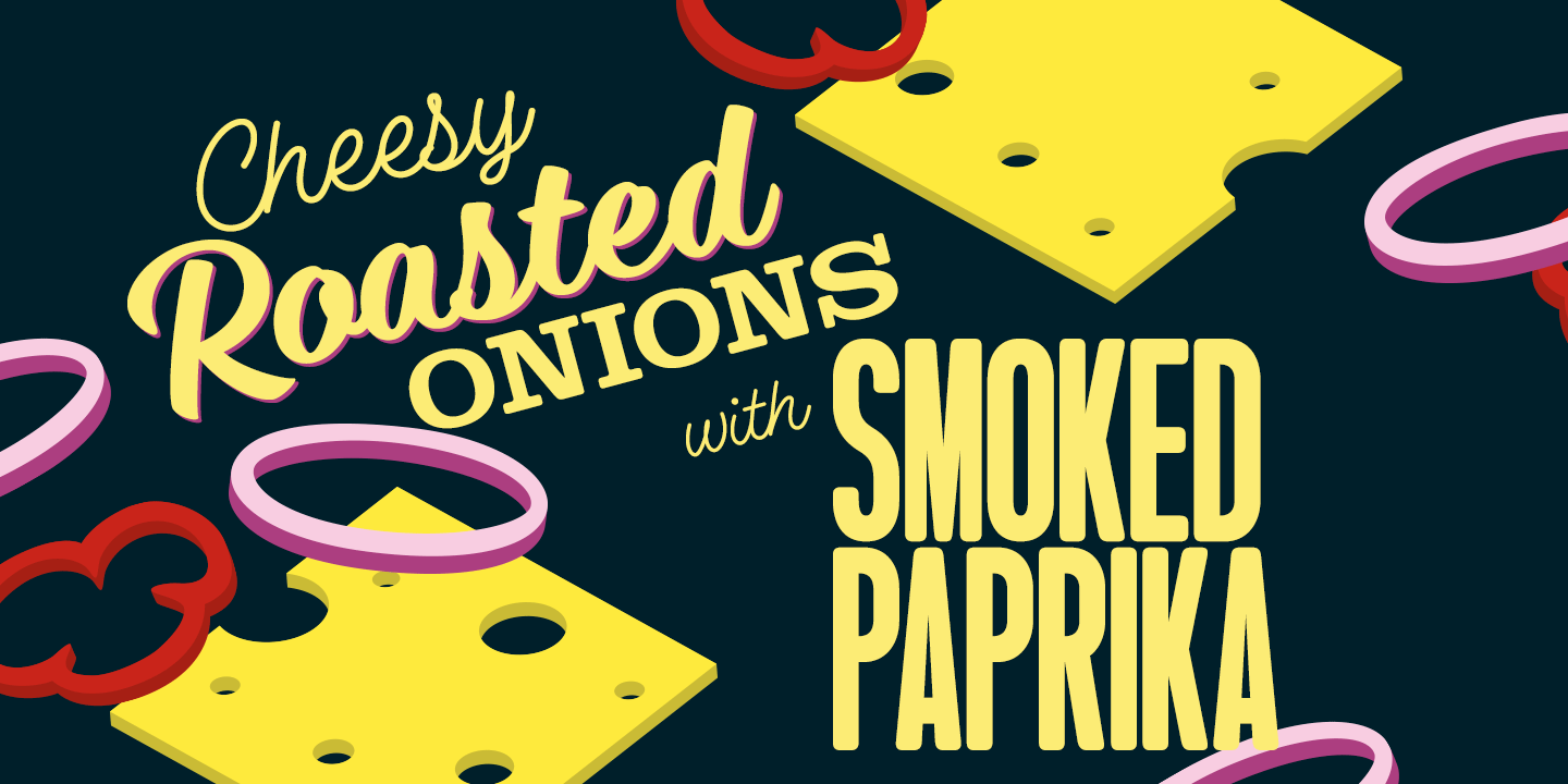 Steak And Cheese Condensed Regular Font preview