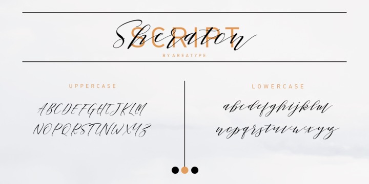 Sheraton Script Regular Font preview