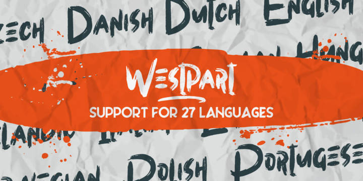 Westpart Regular Font preview