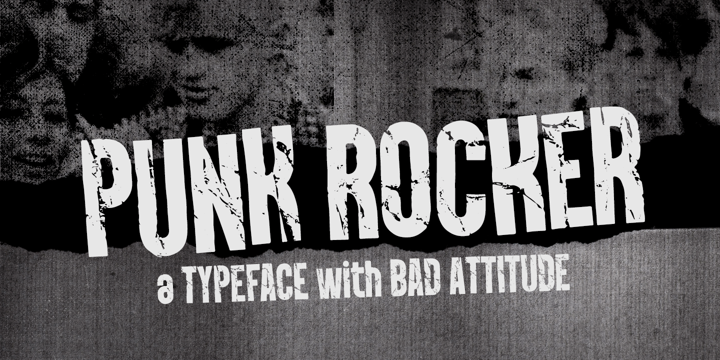 PunkRocker Font preview