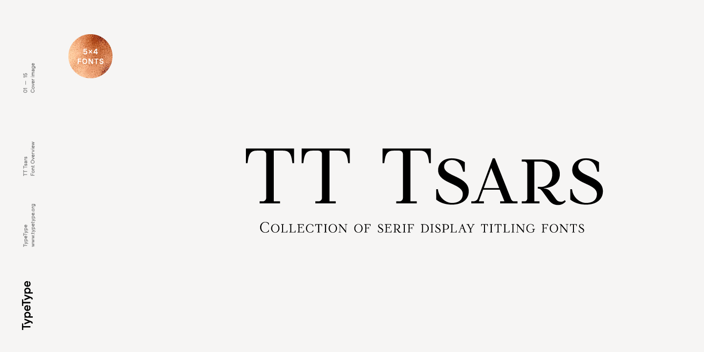 TT Tsars Font preview