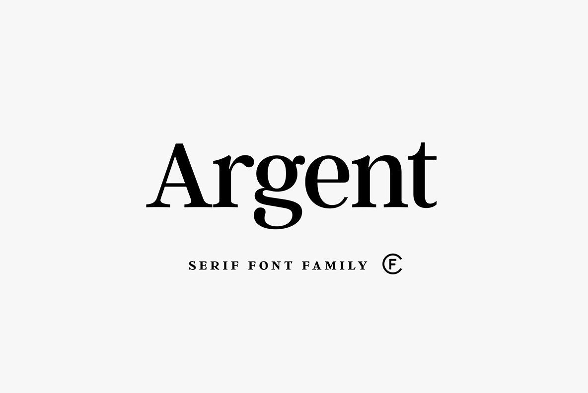 Argent CF Font preview