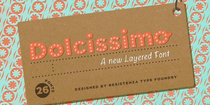 Dolcissimo Font preview