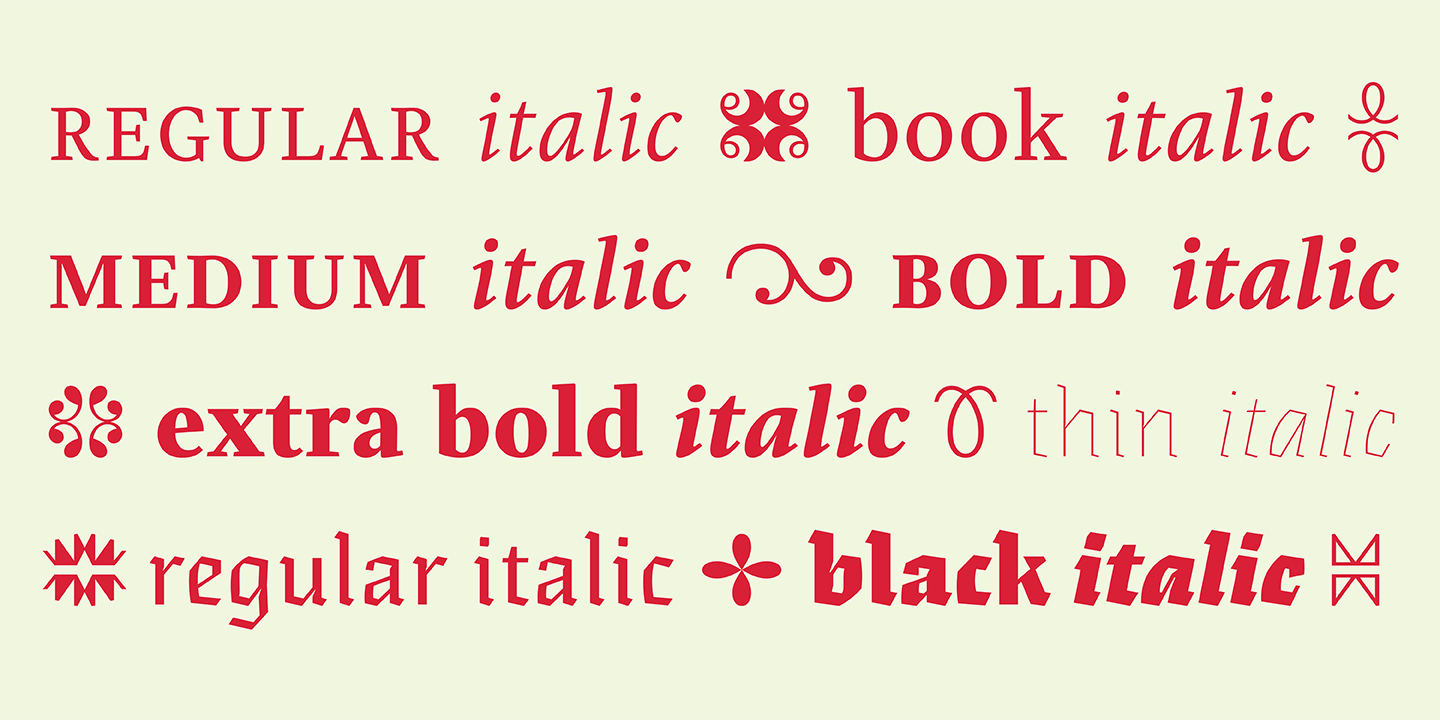 Eskapade Italic Font preview