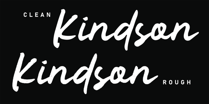 Kindson Regular Font preview