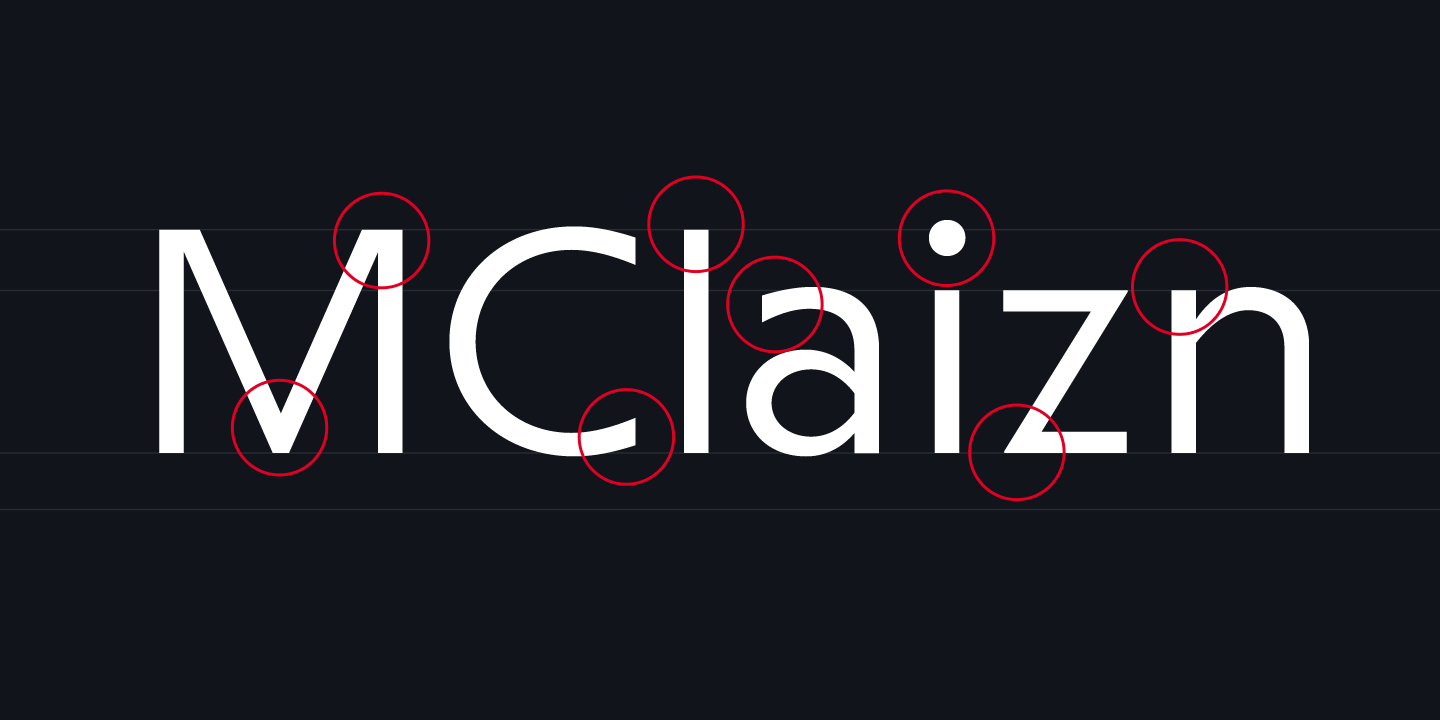 Milliard Hairline Font preview