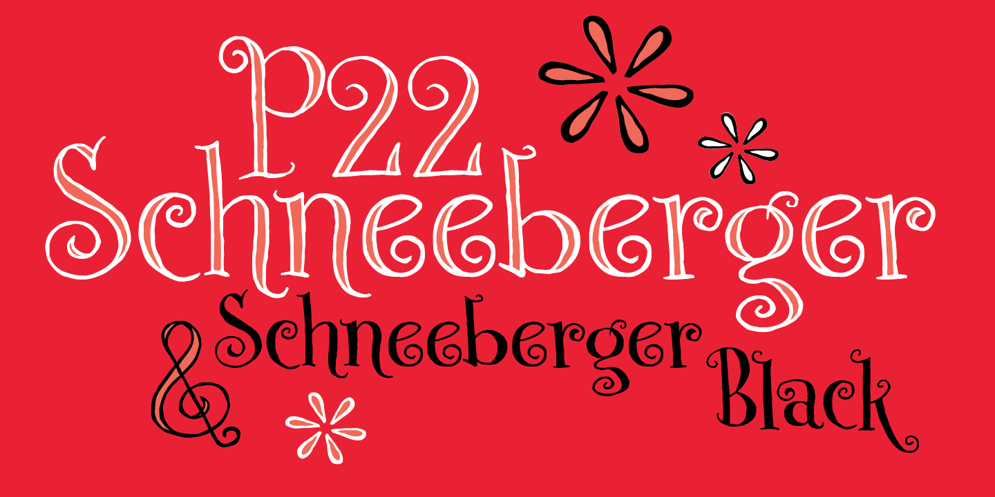 P22 Schneeberger Regular Font preview