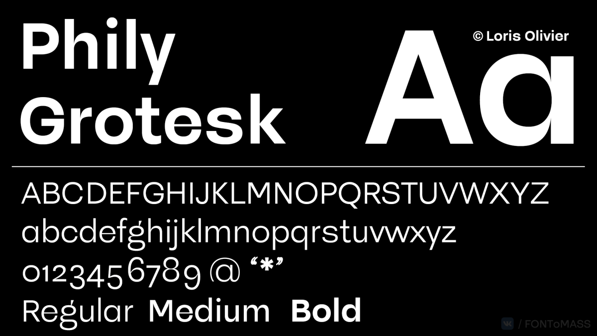 Phily Grotesk Font preview