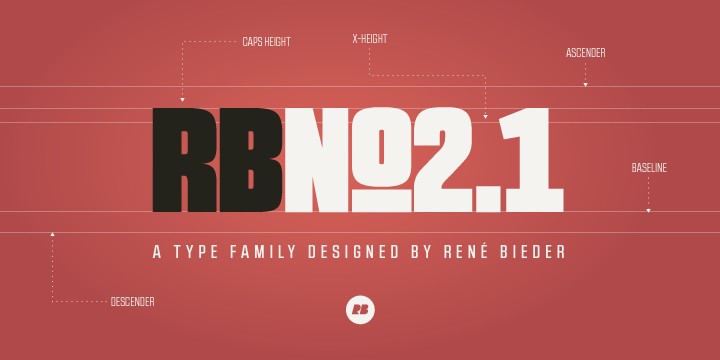 RBNo2.1 Font preview