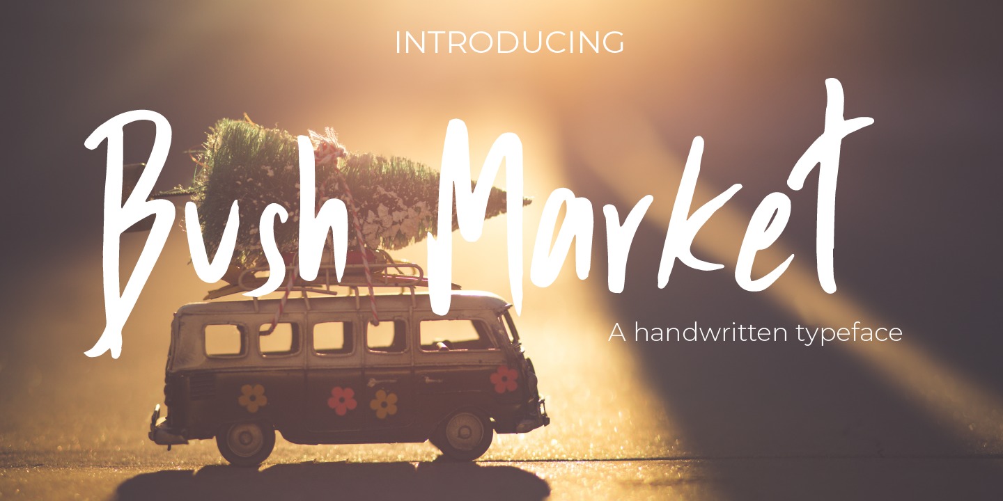 Bush Market Font preview