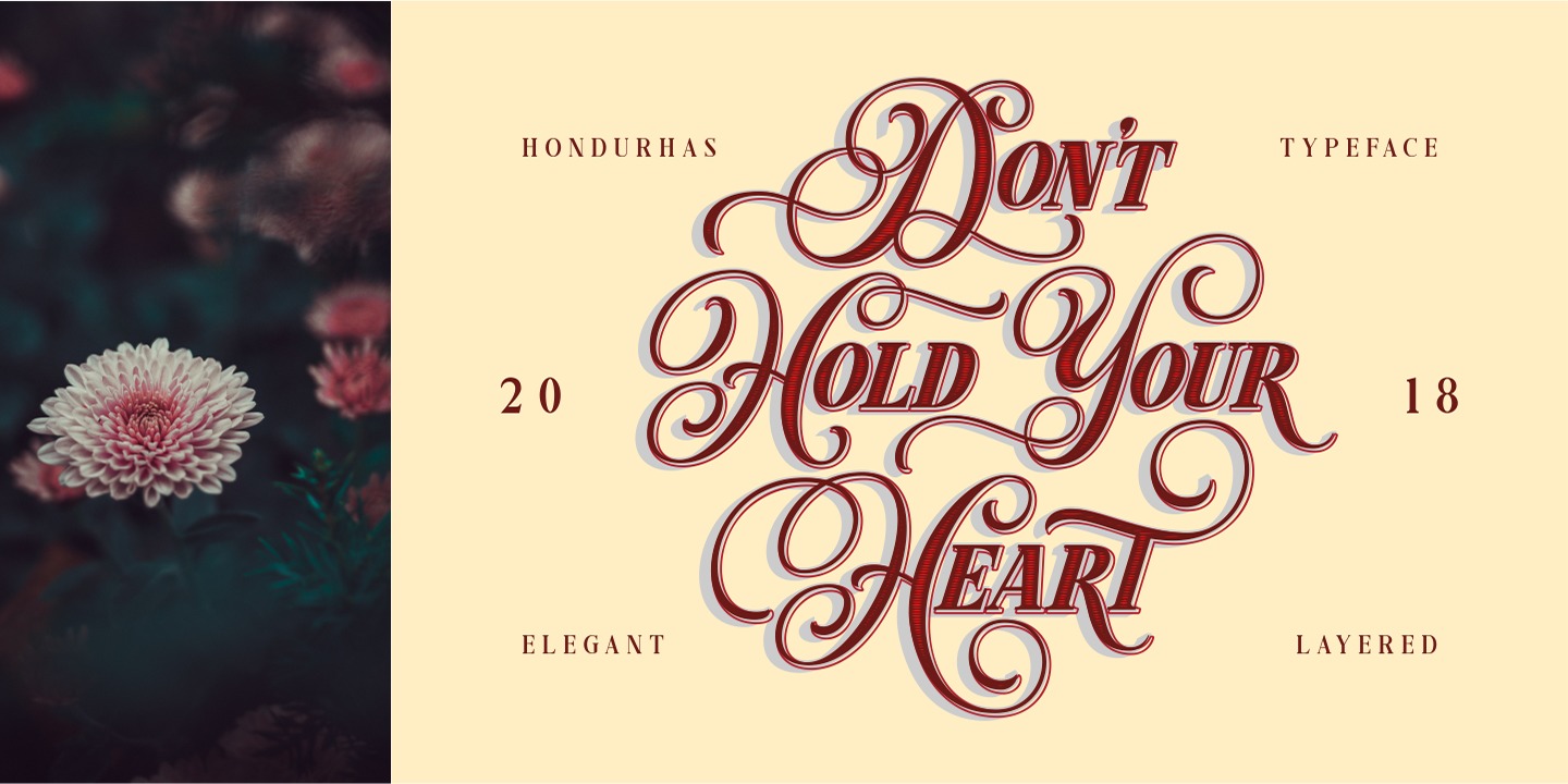 Hondurhas Engraved Full Font preview