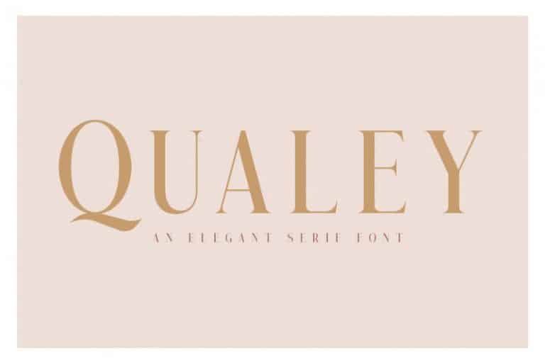 Qualey Font preview