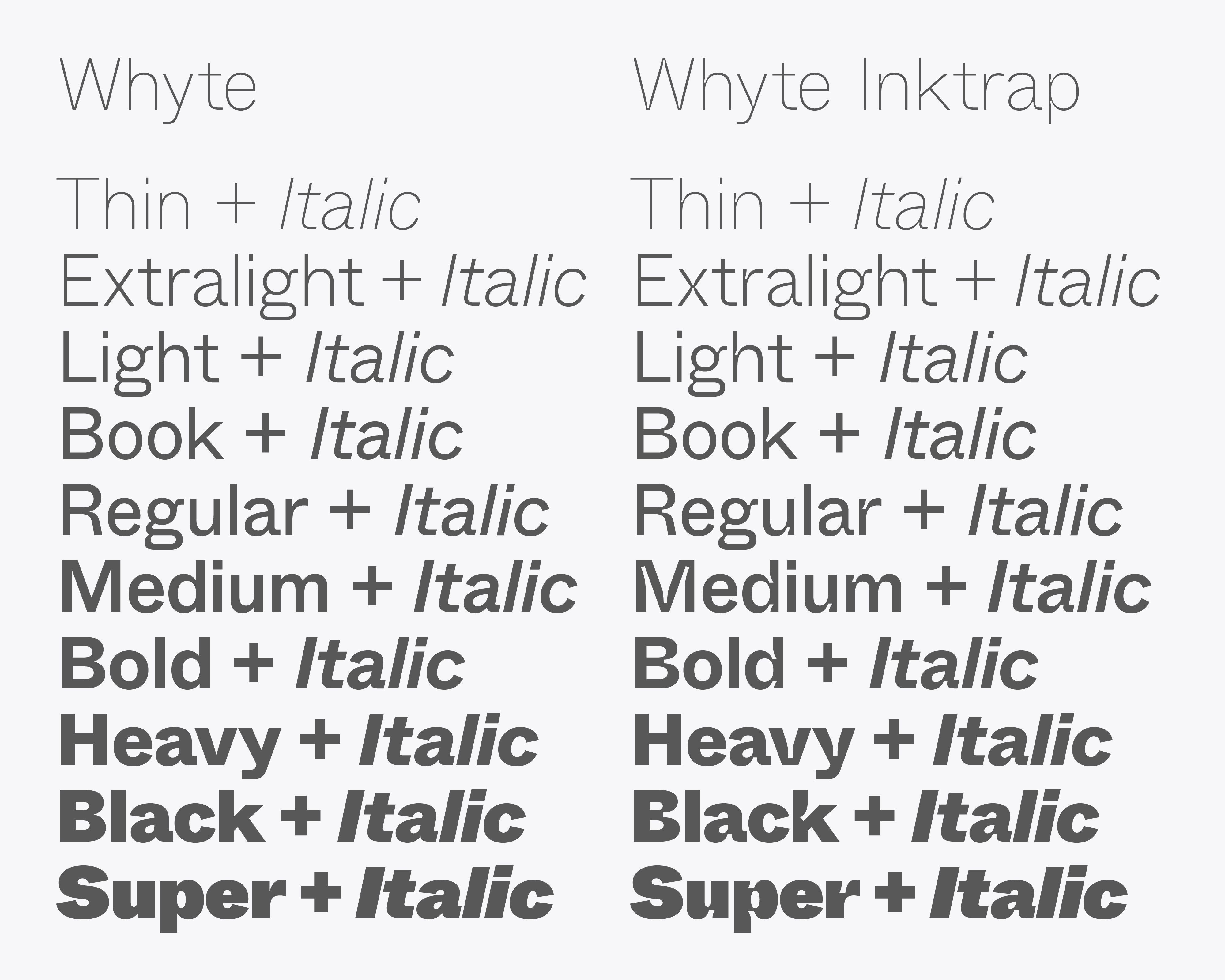 Whyte Heavy Font preview