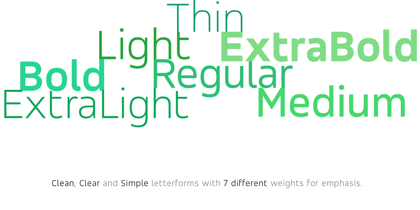 Accord Thin Font preview