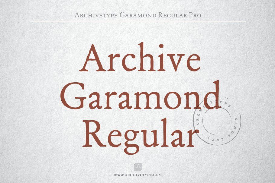 Archive Garamond Font preview