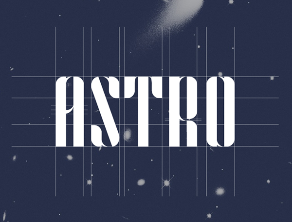 Astro Font preview